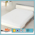 Plain White Fitted Cal King Bed Sheet Cheap With Elastic 50% Cotton 50% Polyester Wholesale